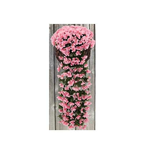 ZZX Rotin De Fleur De Soie Violette Artificielle, Rotin en Plastique Artificiel, Tenture Murale De DéCoration De La Maison (Un Ensemble, Longueur Totale 80cm, Seulement Rotin De Fleur) (Color : D) Cover