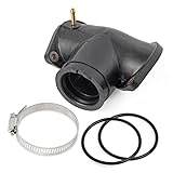 Intake Manifold Carburetor Boot W/O-RINGS Compatible with Yamaha Road Star 1600 XV1600 1999 2000 2001 2002 2003 4WM-13586-01