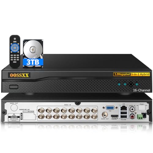 DVR NVR 16 Canali TC016PL - 3.0 MP/1080P, 5 In 1, App Xmeye, Uscite HDMI/VGA/BNC - Foto 4