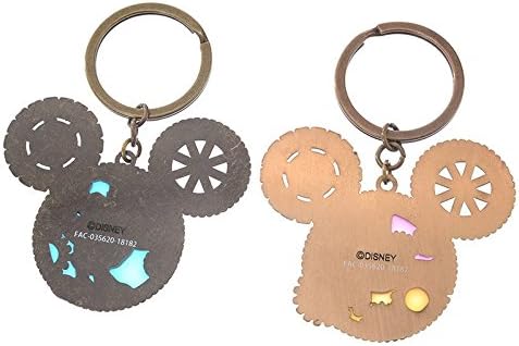 Amazon ディズニーストア 公式 キーホルダー キーチェーン ミッキー ミニー ギア ペア キーホルダー チェーン