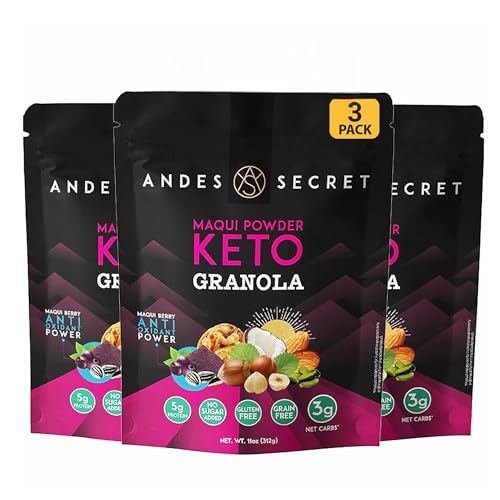 Andes Secret Maqui Powder Granola - Almonds, Walnuts & Hazelnuts
