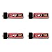 Venom Fly 30C 1S 150mAh 3.7V LiPo Battery with E-flite MCX Plug x4 Pack Combo - Compare to E-flite EFLB1501S25