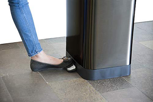 GLAD 20 Gallon Pewter Trash Can - Image 5