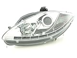 Spur (Typ 3W) J1 FK Automotive FKFSSE010017 Daylight Scheinwerfer mit Tagfahrlicht fit für Seat Leon (Typ 1P) / Altea/Toledo (Typ 5P) Bj. 05- chrom