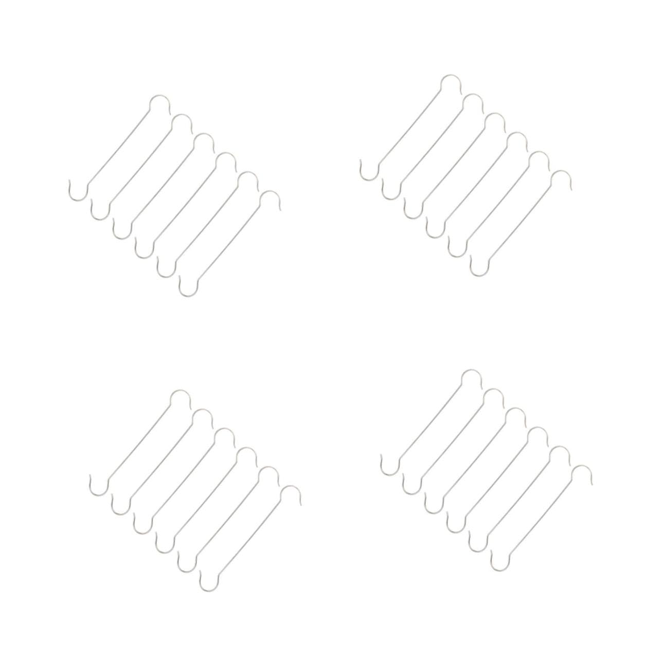 Yardwe 4 Set Allacciare Fioriera per Piante da Esterno Appendiabiti per Mangiatoia per Uccelli Ganci Pesanti Staffa per Piante Sospese Ganci di Estensione Acciaio Inossidabile 6 Pezzi * 4