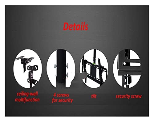 Support TV mural d'angle DLC-904SH structure acier premium 400X400