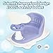 Baby Bath Seat with Tray for Babies 6 Months & Up, Baby Bathtub Seat with Ultra Strong Suction Cups, Infant Bathtub Support Chair Soft Cushion & Ergonomic Backrest, Ideal Gift for Infants (Blue)