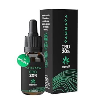 YamnaYa - Olio CBD Premium – Olio di canapa | 10ml | 390 gocce | Formula potenziata | 2000 mg di CBD | 0% THC