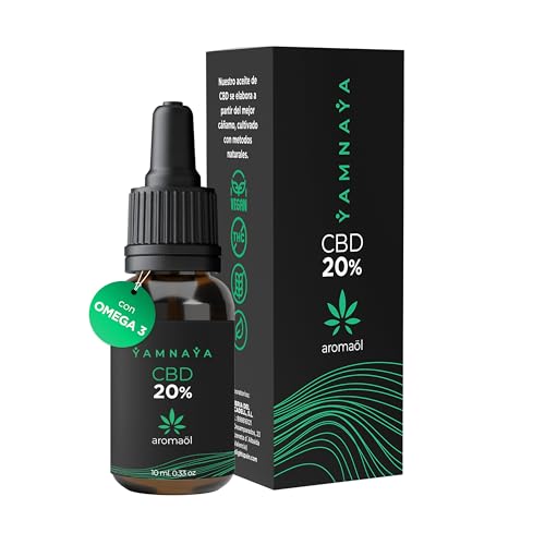 YamnaYa - Aceite CBD 20% - 2000mg CBD Puro – 10ml de Gotas de Cannabidiol PREMIUM - Sueño Saludable - 0% THC