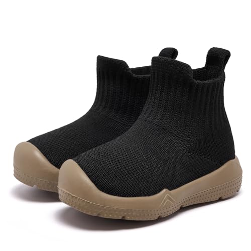 Image of MORENDL Toddler Sock Shoes Baby Walking Shoes Infant Slippers Boys & Girls Non-Slip Sneakers