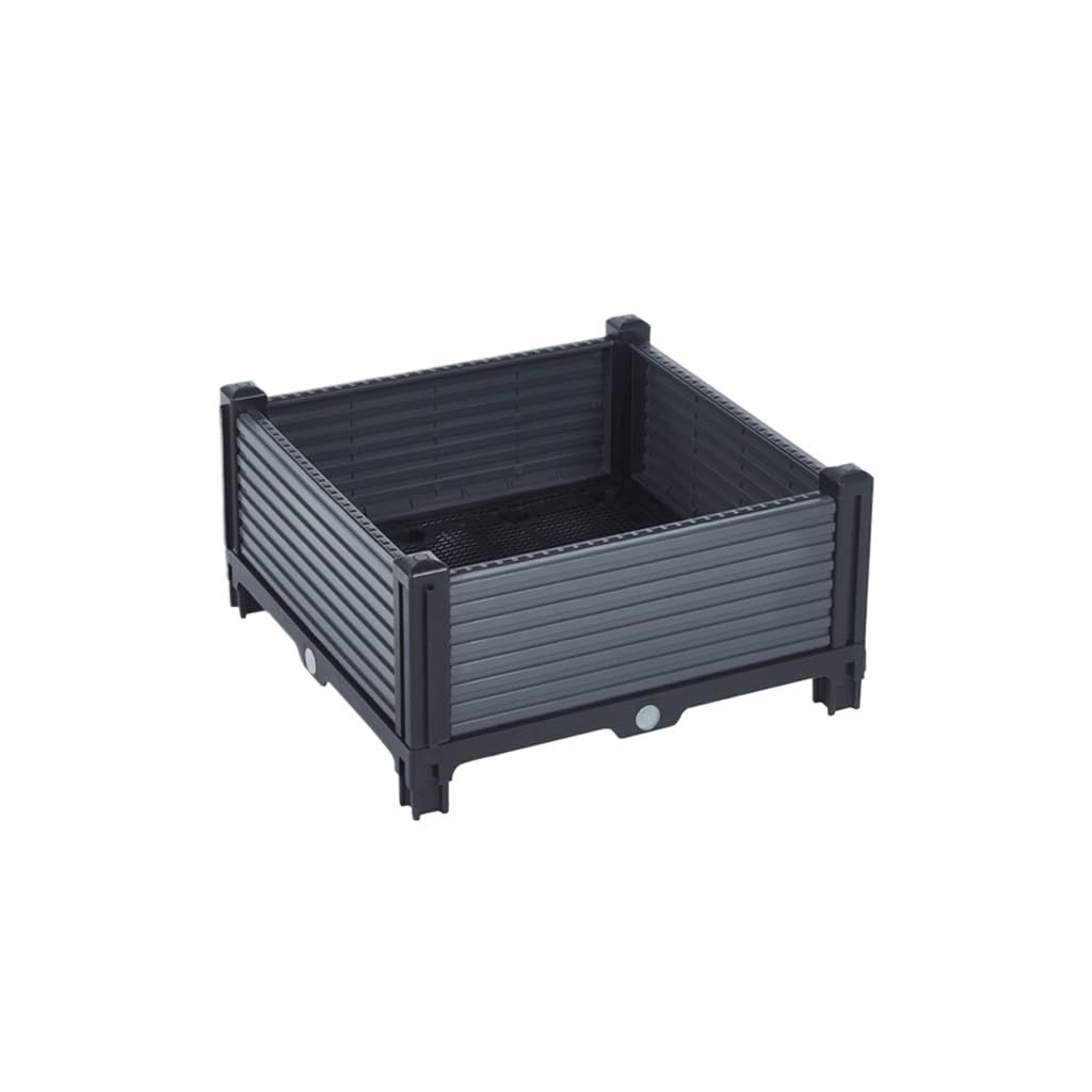 GELASIGE Flower Pots Home Balcony Plastic Household Vegetable Planting Box Flower Pot Roof Flower Box Outdoor Flower Pots