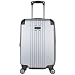 Kenneth Cole Reaction Reverb 20" Hardside Expandable 8-Wheel Spinner Carry-on Luggage, Light Silver
