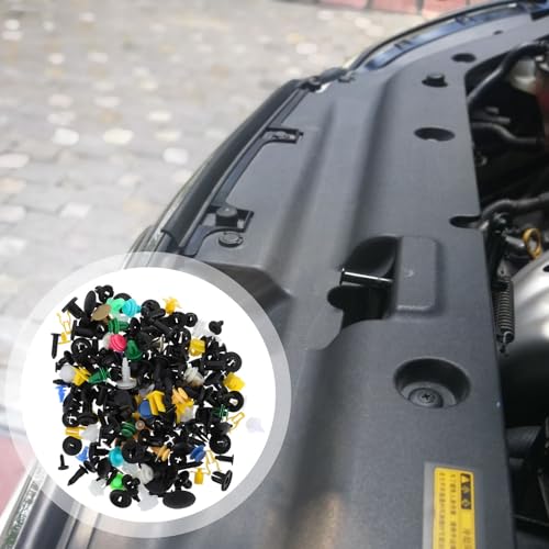 Clips de empuje automotrices multiusos para reparar el parachoques en tu cochera 7