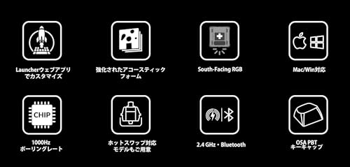 Keychron K10 Max QMK ワイヤレス カスタム・メカニカルキーボード の商品画像 2