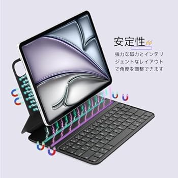 Amazon.co.jp: HOU キーボード付きケース 11インチ iPad Air (M2) 2024 