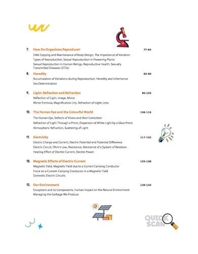 Image of Arihant Quick Scan Science | CBSE Class 10 | Fast Revision Notes for High Scores | NCERT Theory, Handwritten Notes, Flow Charts & Tables, 3D Images | Based on CBSE Syllabus