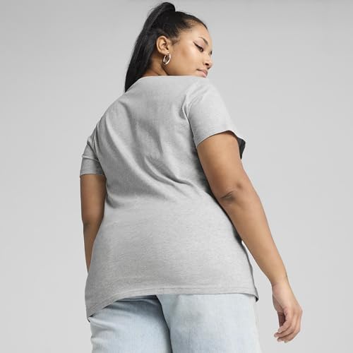 Image of Puma Women Cotton Letter Print Regular Fit Tees