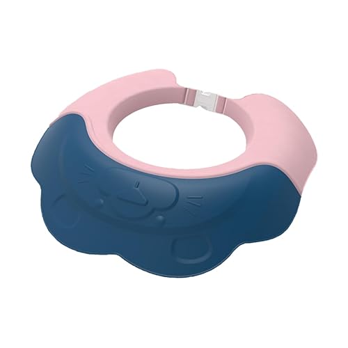 Toyvian Gorro de ducha de silicona para bebé, protector de champú para niños, sombrero de visera de anillo elástico para bebé, sombrero de baño