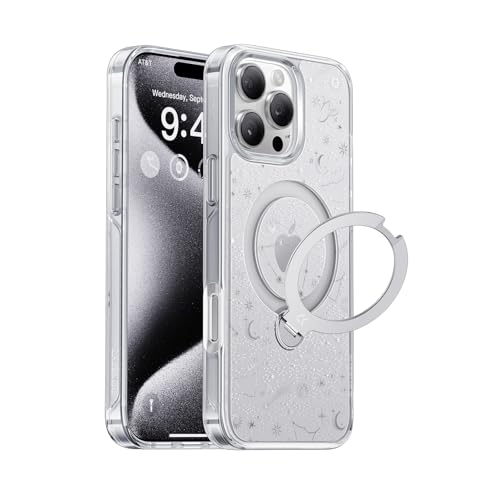 yŐVghE360°]X^hzCASEKOO iPhone 16 Pro Max pP[X NA €  ČRMILKi tBbg MagSafeΉ ő25W}[dΉ c px  ϏՌ ϋv bvz[t