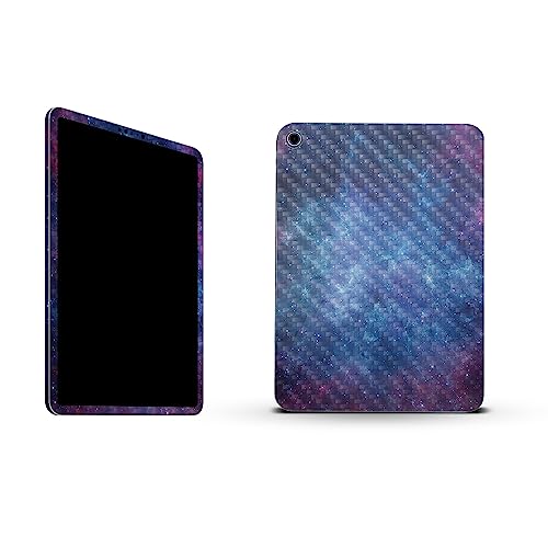 Image of MightySkins Carbon Fiber Skin Compatible with Apple iPad 10.9 inch 10th Gen (2022) Full Wrap Kit - Nebula | Protective, Durable Textured Carbon Fiber Finish | Easy to Apply | Made in The USA