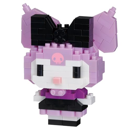 nanoblock - Sanrio - Kit de construcción de la serie de personajes Kuromi (Dress Up)