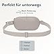 Larkson Sling Bag Herren & Damen Beige - Helge - Anti Diebstahl Umhängetasche mit RFID Blocker - Crossbody Bag Bauchtasche für Alltag & Reisen - Mesh Polsterung - Wasserabweisend