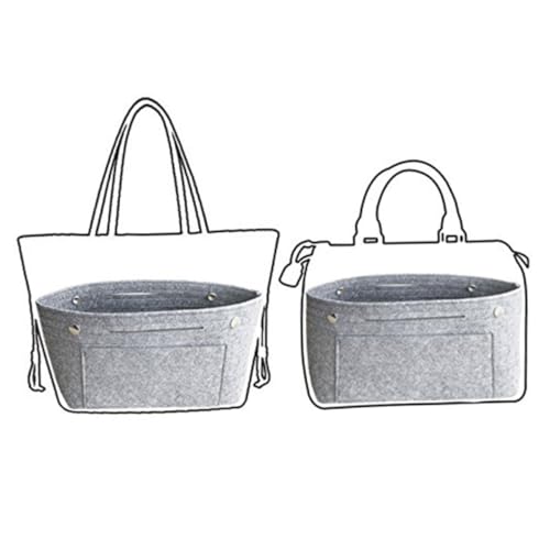 Trousse de toilette portable compacte feutre gris pour éviter le désordre en voyage