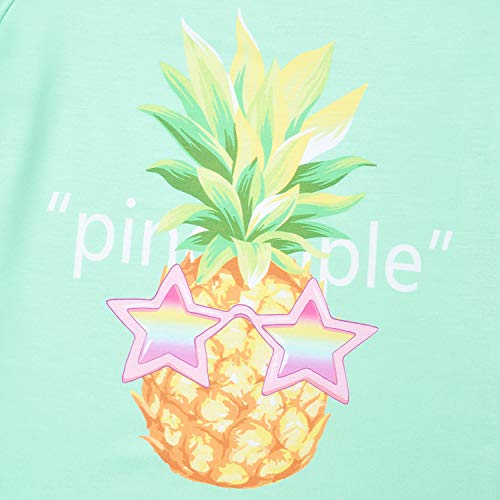 Girls Pajamas Sleepwear Set Cotton Short Pjs Clothes Night Shirts Pant 8 9 #TOP3