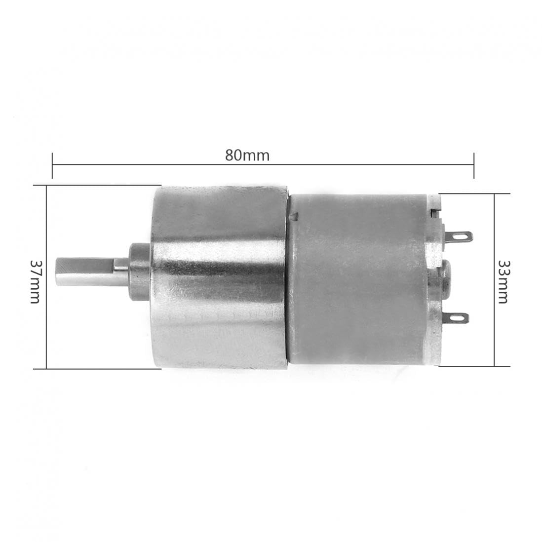 37GB-3530 12 V DC 60 obr./min elektroniczny rozrusznik zmniejszający prędkość z przekładnią o wysokim momencie obrotowym wał mimośrodowy do inteligentnego urządzenia napędowego