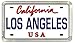 Produktbild Los Angeles California Nummernschild Acryl klein Kühlschrank-Souvenir Magnet 5,1 x 3,2 cm