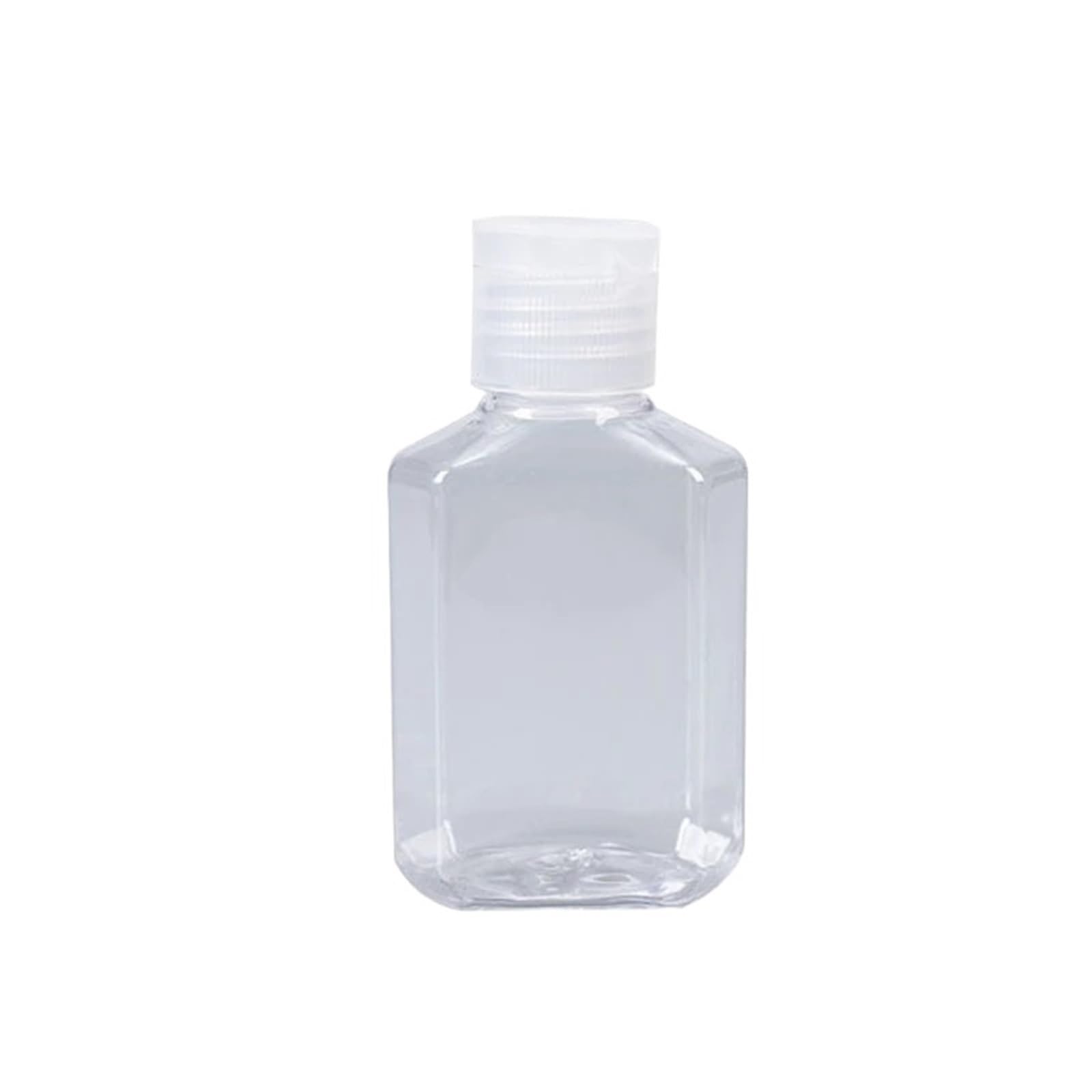UBOHUZ 20/10Pcs Transparent Bottle With Flip Cap Plastic Hand Sanitizer Shampoo Empty Refillable Bottles Travel Accessories for Toiletries