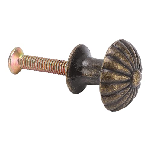 TOPINCN Furniture Handles, Vintage Design Mini Unique Mushroom Shape Drawer Knobs for Jewelry Boxes for Drawers - Image 3