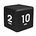 Miracle TimeCube Timer, Time Management Model, 2-10-20-45 Minute Preset Timer, Black, DF-39
