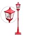 Produktbild MBEN Weihnachtsdekoration Schnee Straßenlaterne, im europäischen Stil kreative Innensäule Laterne Feiertagsdekoration, Weihnachtsschmuck Requisiten Lampe Gartenboden, 185cm,3