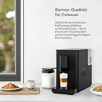 Klarstein Kaffeevollautomat Velaire - 20 Bar, LED Touchscreen, Edelstahlmahlwerk 15 Stufen, Milchsystem 0,75 l, 1,5 l Wassertank, Selbstreinigung, Vollautomat Kaffeemaschine – Ansicht 3