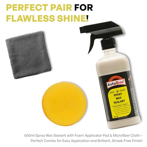 Image of Auto Bros Spray Wax Sealant 500ml - High Gloss | Easy to Apply | Superior Water Beading |
