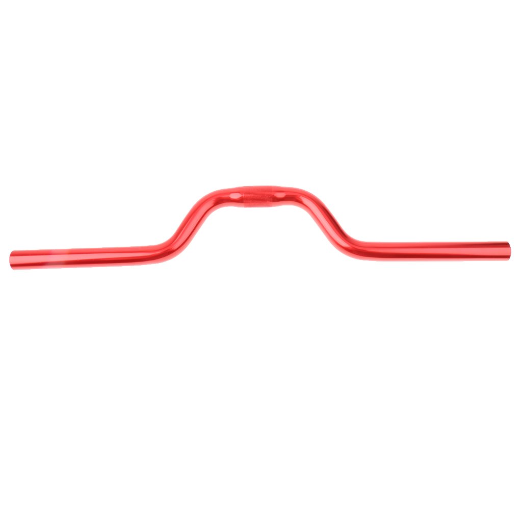Alloy Mountain Bike Cycling Fixed Gear Riser Handlebars 25.4mm 52 cm Red