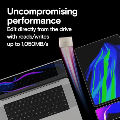 Image of Crucial X9 Pro for Mac 1TB Portable SSD - Up to 1050MB /s Read and Write - Mac Ready, with Mylio Photos+ Offer - USB 3.2 External Solid State Drive - CT1000X9PROMACSSD9B02