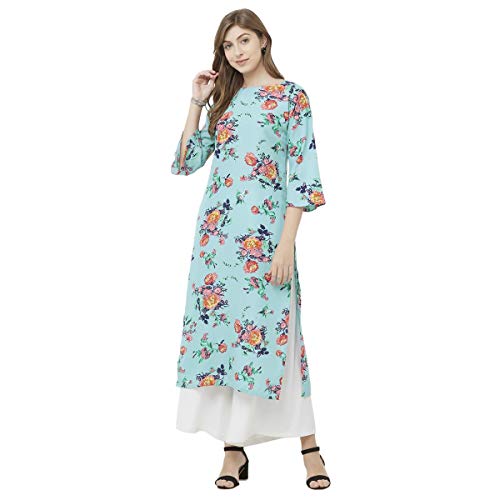 Image of ANNI DESIGNER Women's Crepe Printed Invalid ASIN Saree