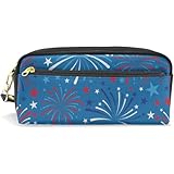 ペンケース 美しい花火 筆箱 ペン立て ペンポーチ 化粧ポーチ プリント 大容量 おしゃれ かわいい ファスナータイプ 小物入れ 女の子 男の子 学生 旅行収納 Pu革 レザー