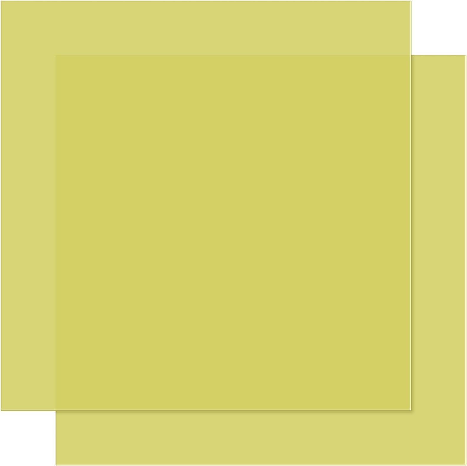 Yaomiao g 10/ FR 4 Garolite Sheet G10, Yellow(2 Pcs,1/16" Thick x 12" Wide x 12" Long)