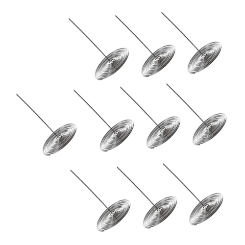 Amosfun Colino Per Teiera in Acciaio 10 Pezzi Filtro a Molla Per Ugello Teiera Accessori Per Infusione Tè Filtro Isolante Per Foglie Di Tè Utensile Da Cucina
