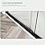 56''-60" W×57" H Black Bathtub Shower Door, 60 Inches Semi Frameless Shower Door for Bath tub, Reversible Adjustable Bathroom Sliding Glass Door with 1/4" (6mm) Clear SGCC Tempered Glass
