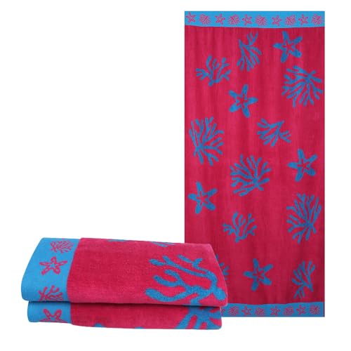 Ashley Mills Jacquard Beach Towels – Quick-Dry, Lightweight, Sand-Resistant Pool