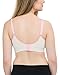 Kindred Bravely Simply Sublime Seamless Nursing Bra for Breastfeeding | Wireless Maternity Bra (Ivory with Pink Trim, Large)