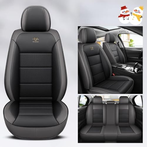 Housses de siège de voiture Renault Captur 1 (2014-2018) - Ensemble complet universel noir