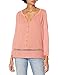 Lucky Brand Women's Mixed-Fabric Peasant Top