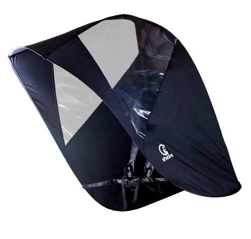 Black Goshelter Canopy For Photographers - Waterproof Rain Or Sun Shade For Outdoor Activities, Wildlife Photography, Weddings, And Nature Shots - Adjustable Strap For Stability And Elbow Room #TOP1