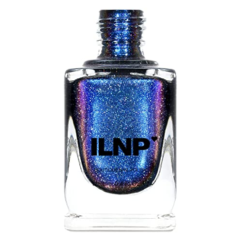 Image of ILNP Unfazed - Blue, Purple Duochrome Holographic Nail Polish