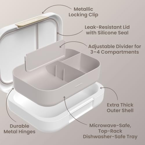 Image of Bentgo Modern Adult Bento Lunch Box with 3-4 Compartments